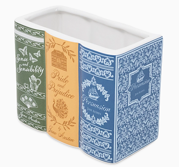 Steel Mill & Co UK : Jane Austen Bookstack Desk Pot - Pennkopp
