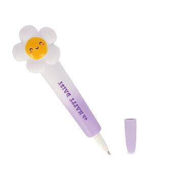 Squishy gel pen, Daisy, Lilla