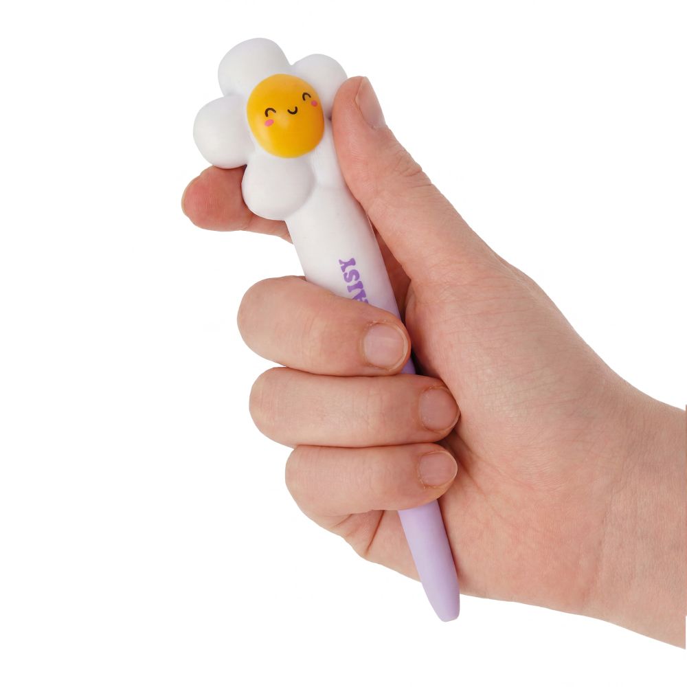 Squishy gel pen, Daisy, Lilla - 4