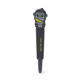 Squishy gel pen, Gorilla, Grøn