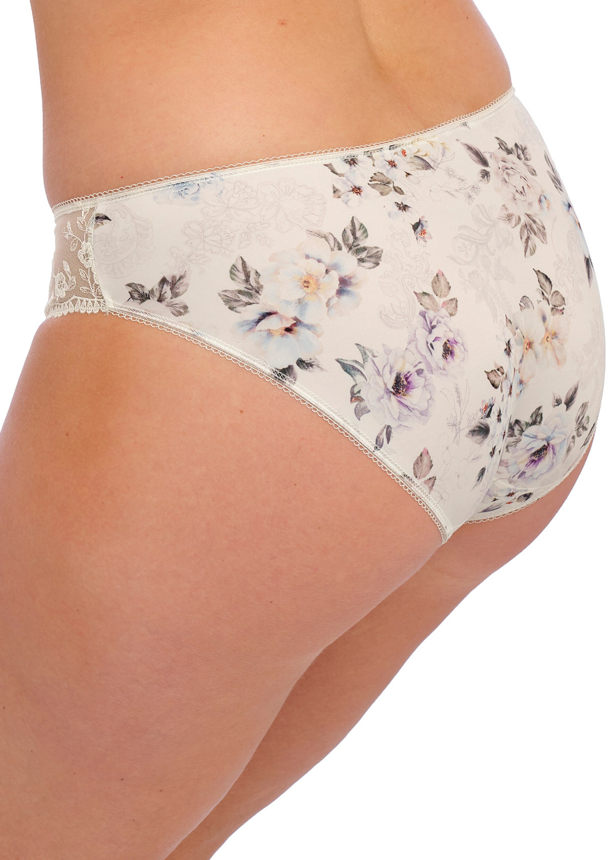FLLIZBETH trosa ivory m blommor - 2