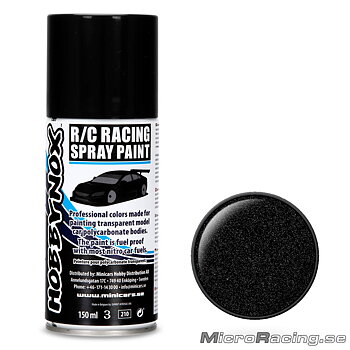 HOBBYNOX - Spray Färg, Metallic Svart, 150ml