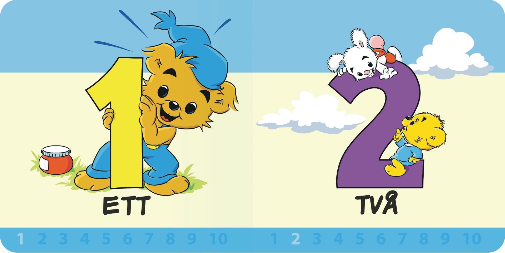Bok BAMSE min första sifferbok - 3