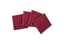 Gator Frameworks GFW-ACPNL1212PBDY-4PK Acoustic Pyramid Panel 12x12''