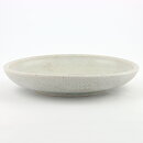 トボスタジオ  一点もの  白いヒビ模様のボウル  (25/5cm)  1950年代