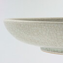 Triller Tobo (1950s) Unique White Craquelure Glaze Bowl 25/5 cm