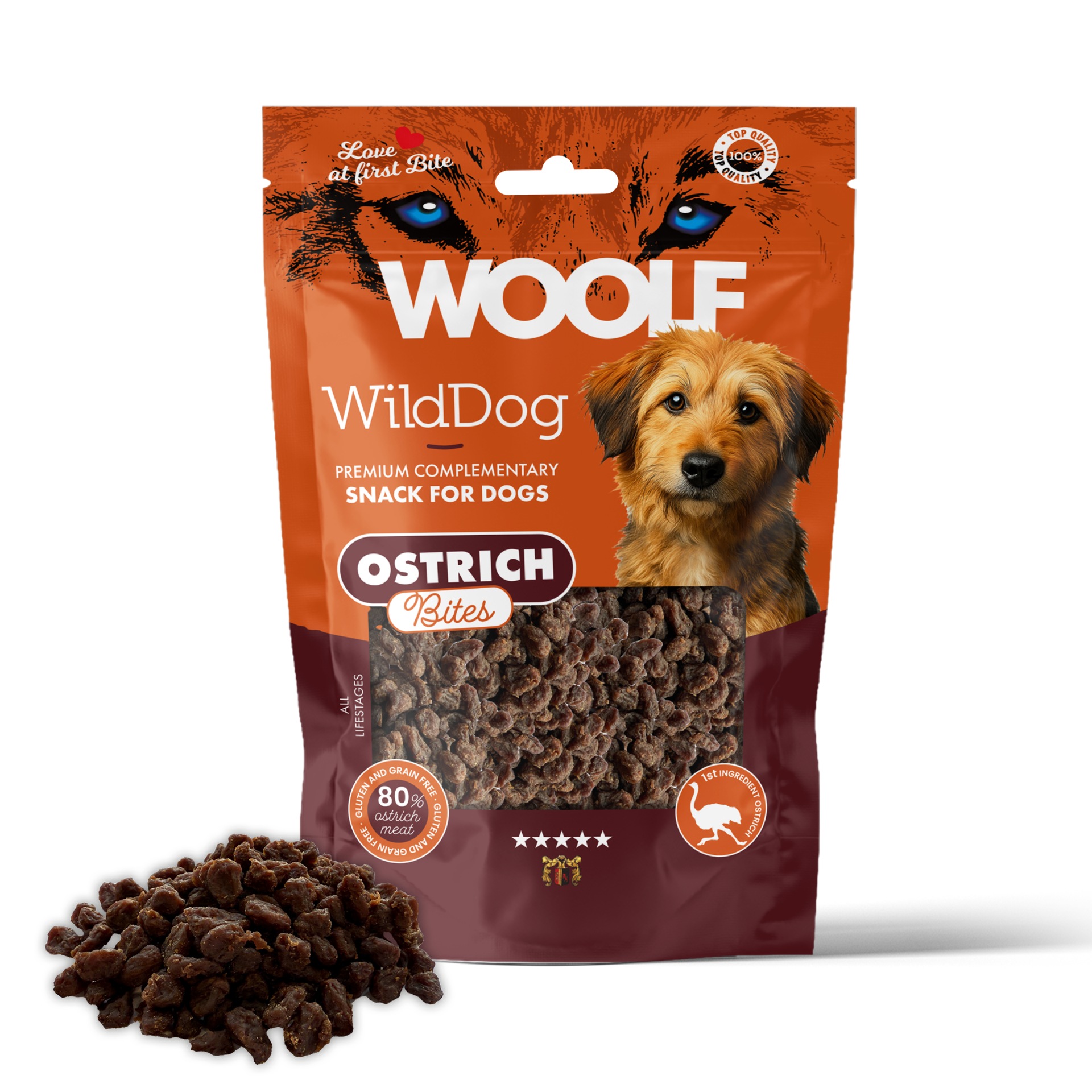 WOOLF WildDog Soft Ostrich Bites