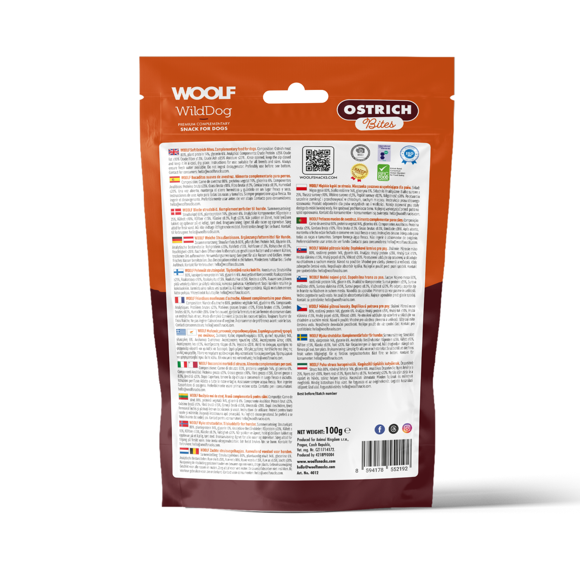 WOOLF WildDog Soft Ostrich Bites - 2