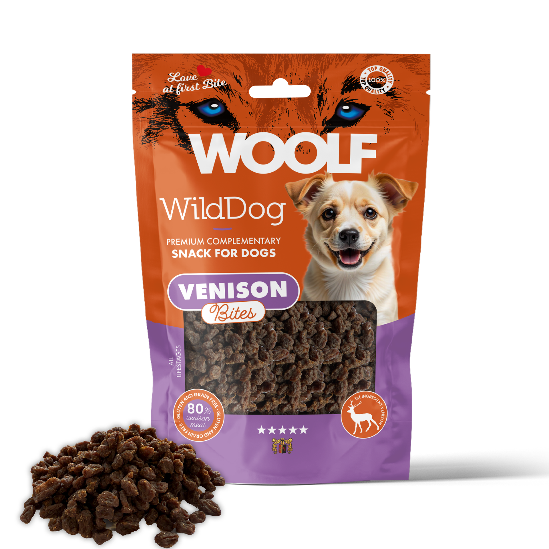WOOLF WildDog Soft Venison Bites