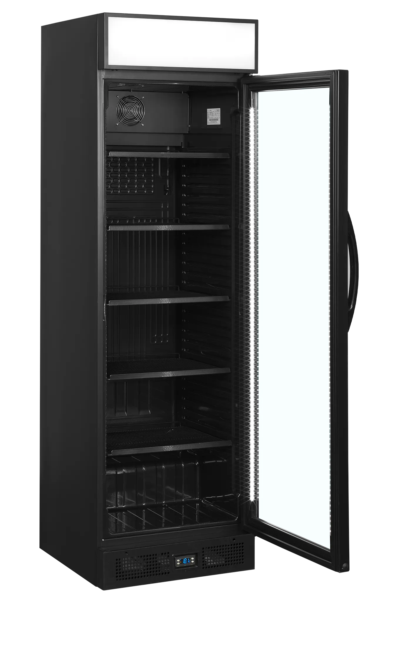 Flaskkyl  CEV435CP BLACK, 358 liter, Tefcold - 2