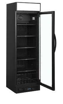 Flaskkyl  CEV435CP BLACK, 358 liter, Tefcold