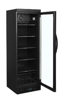 Flaskkyl  CEV435 BLACK, 358 liter, Tefcold