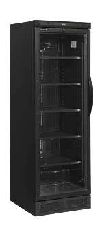 Flaskkyl  CEV425 BLACK, H/V hängd, 358 liter, Tefcold