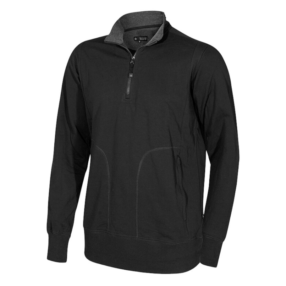 Tröja, half zip. Unisex.