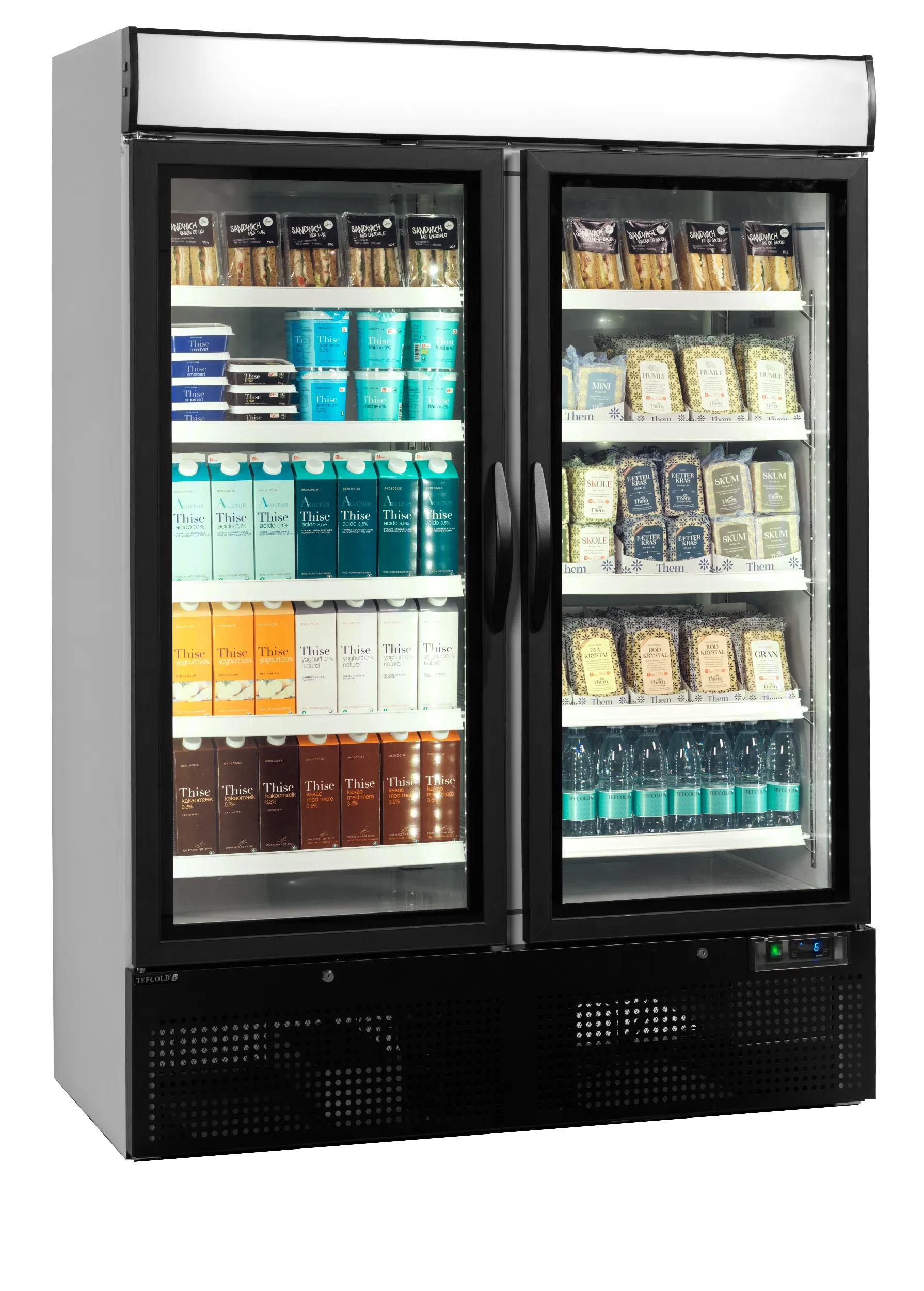 Displaykyl NC5000G, 1149 liter, Tefcold - 2