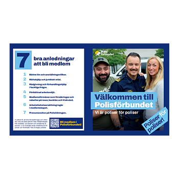 6 sidig folder - Välkommen till Polisförbundet