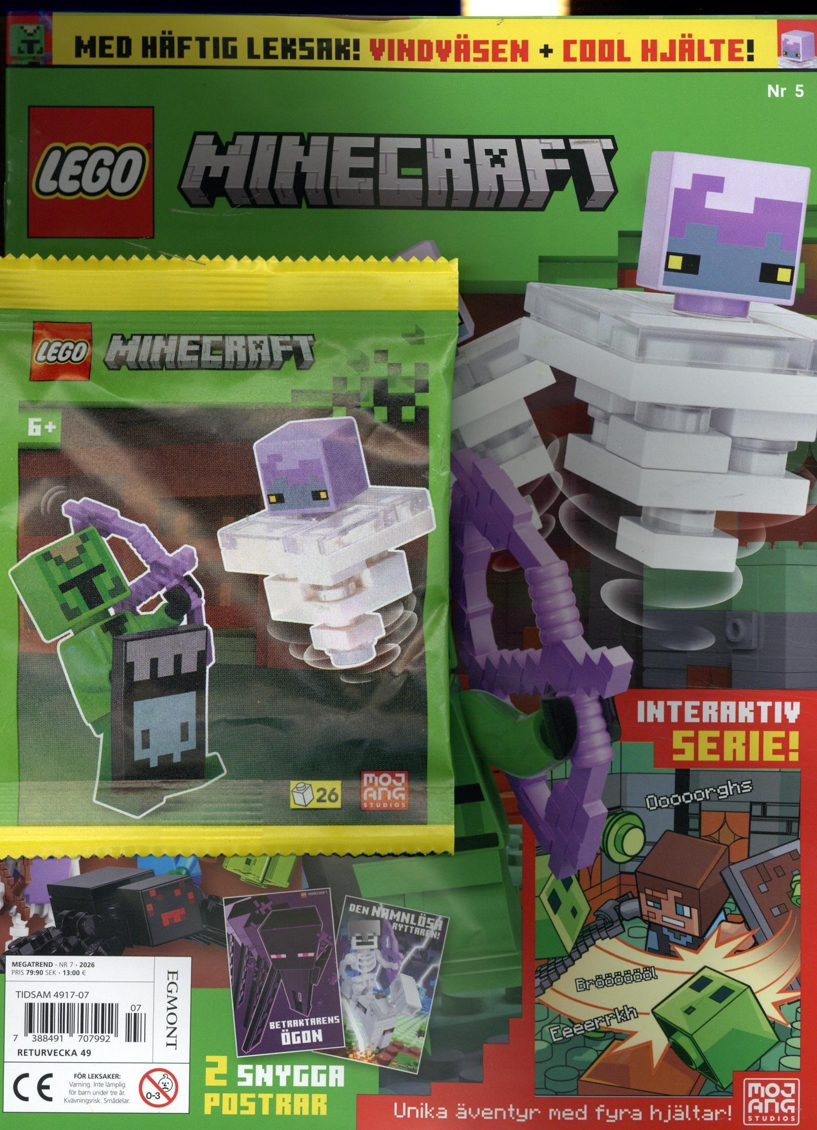 Lego Megatrend nr 7 2026, Minecaft med Vindväsen och cool hjälte!