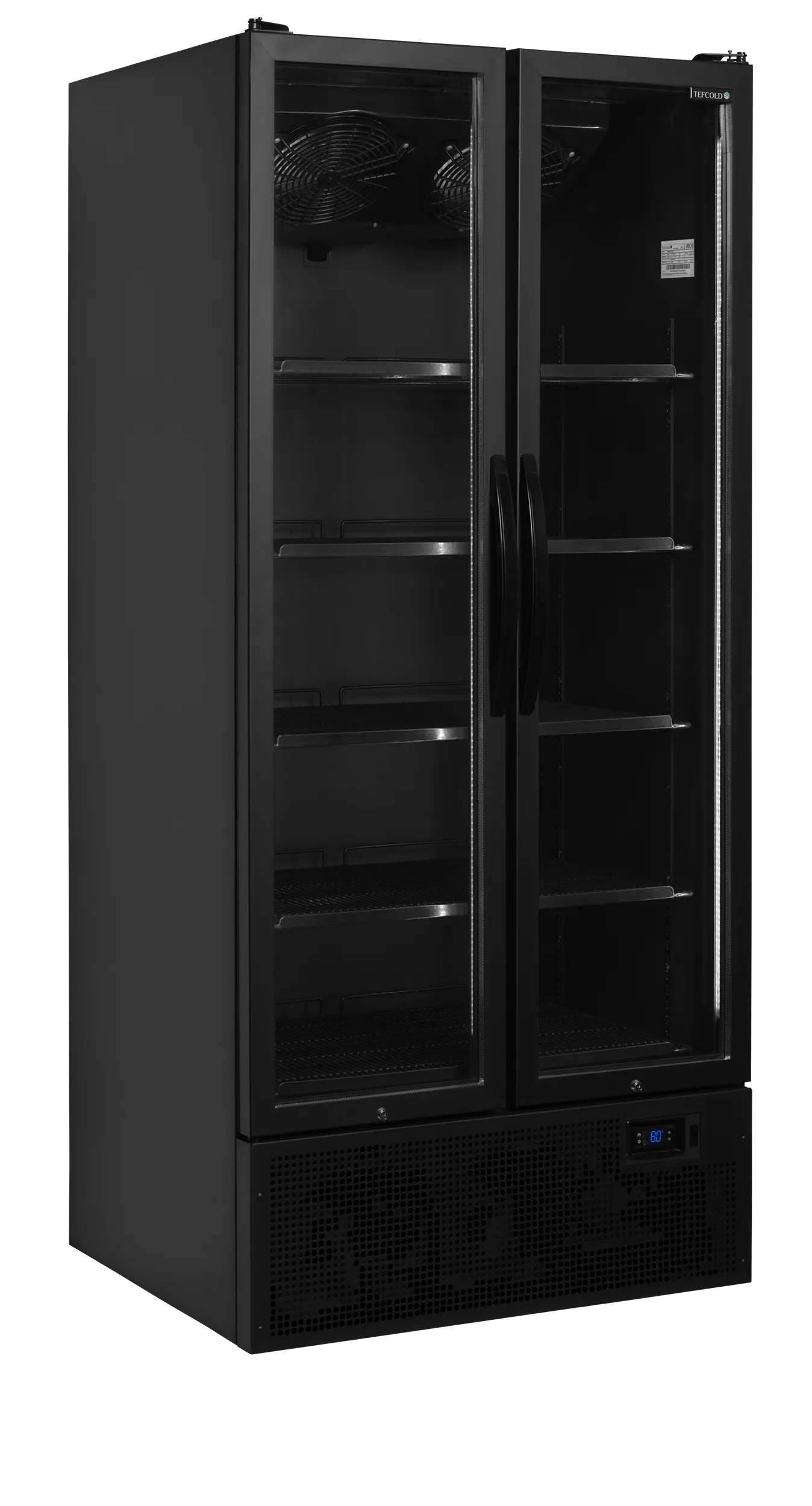 Displaykyl FS890H BLACK, 707 liter, Tefcold