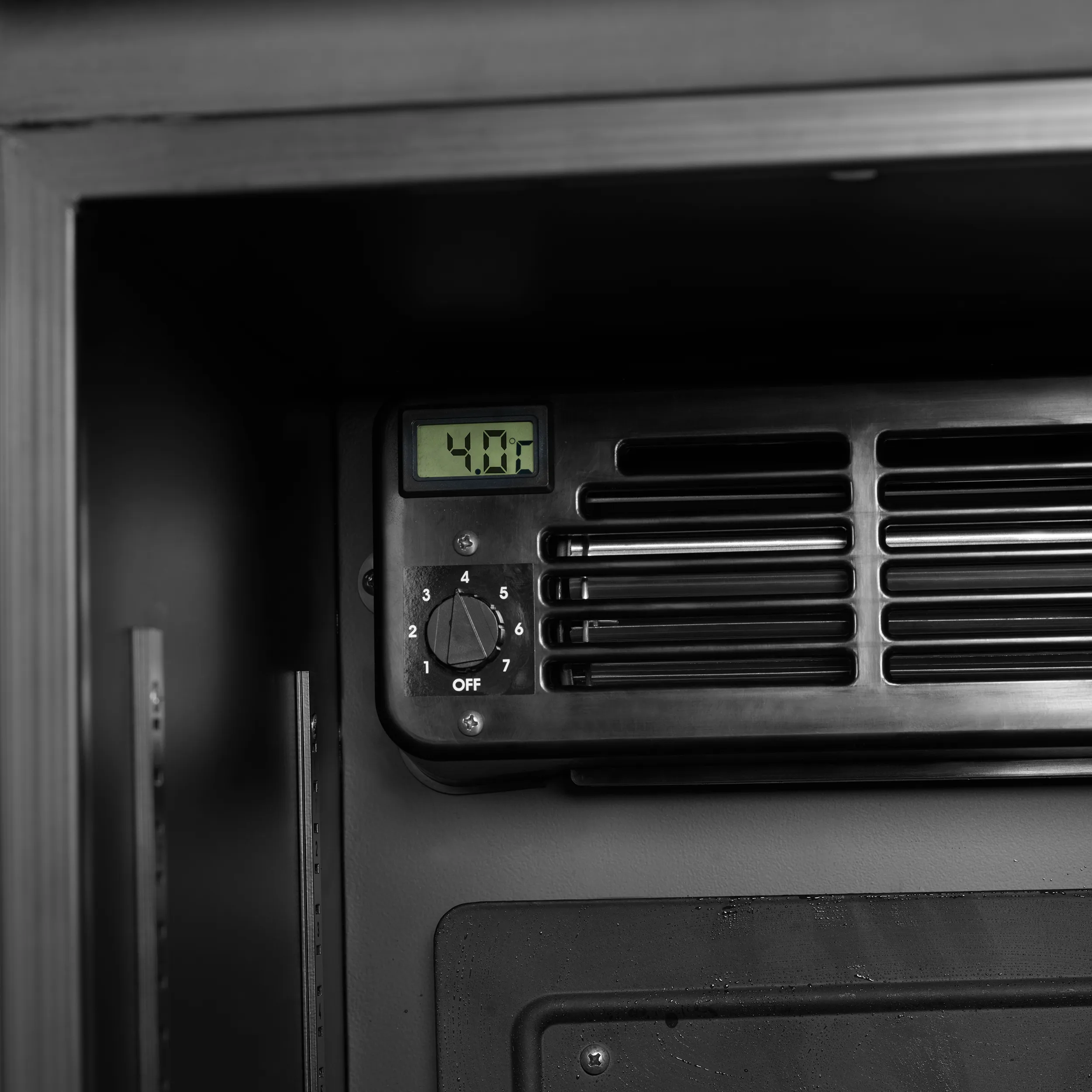 Flaskkyl  FSC175H BLACK, 190 liter, Tefcold - 6
