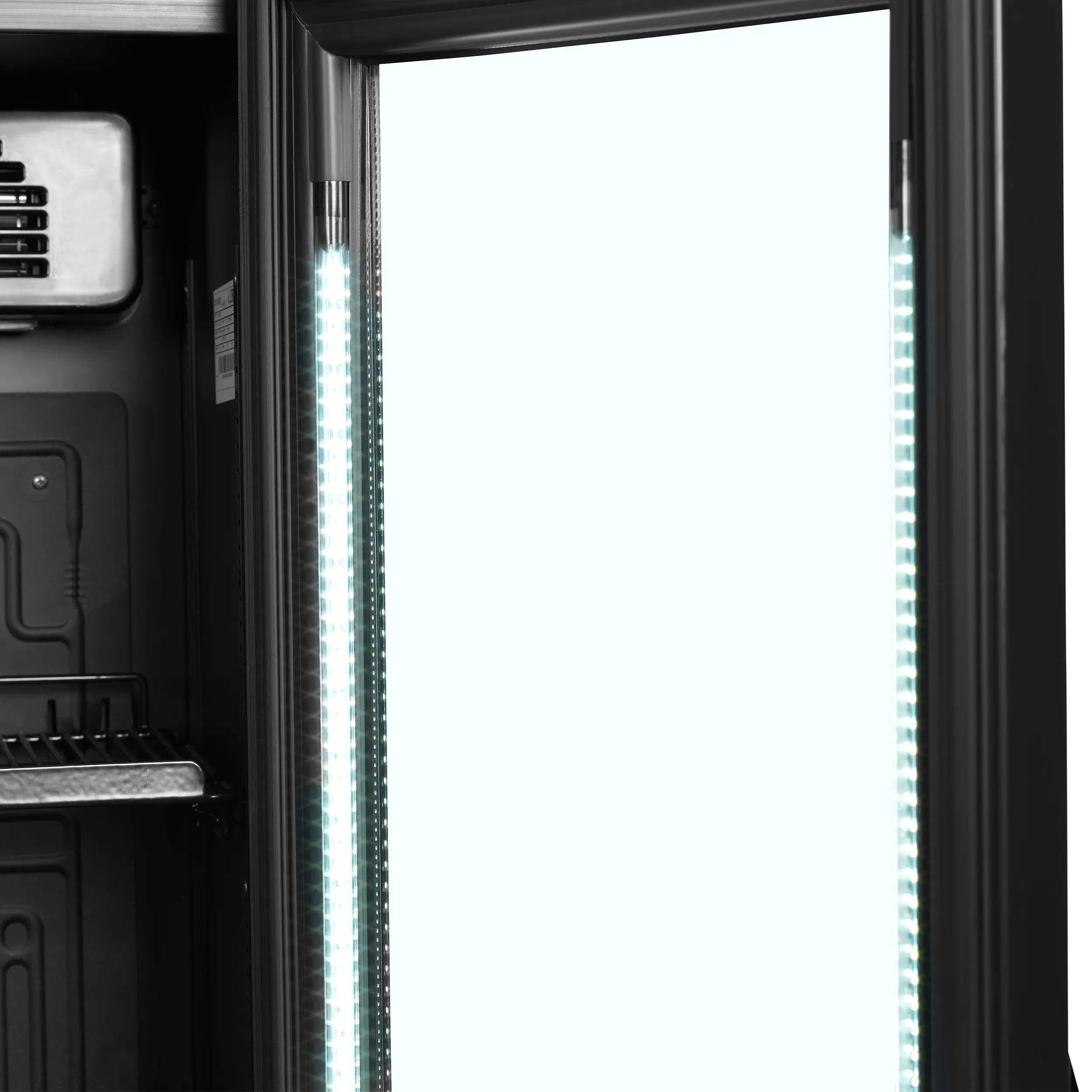 Flaskkyl  FSC175H BLACK, 190 liter, Tefcold - 5
