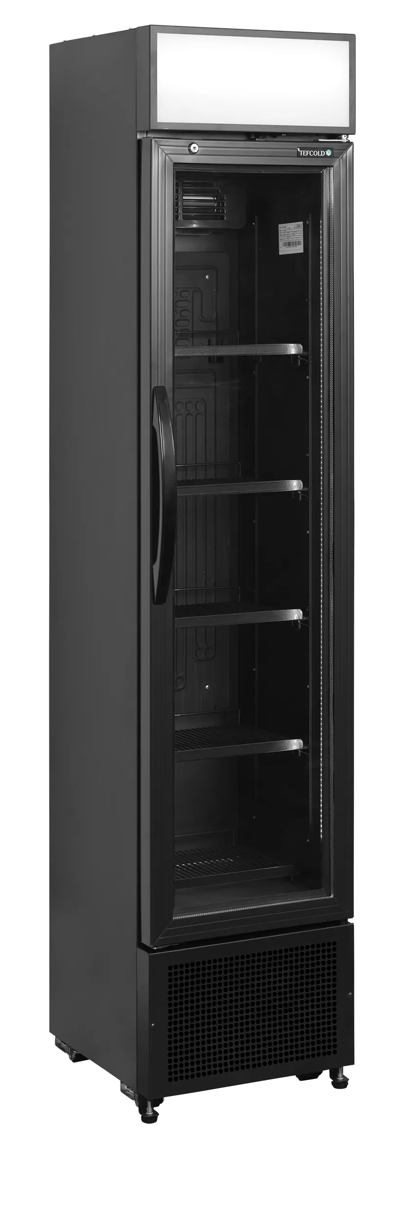 Flaskkyl  FSC175H BLACK, 190 liter, Tefcold