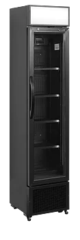 Flaskkyl  FSC175H BLACK, 190 liter, Tefcold