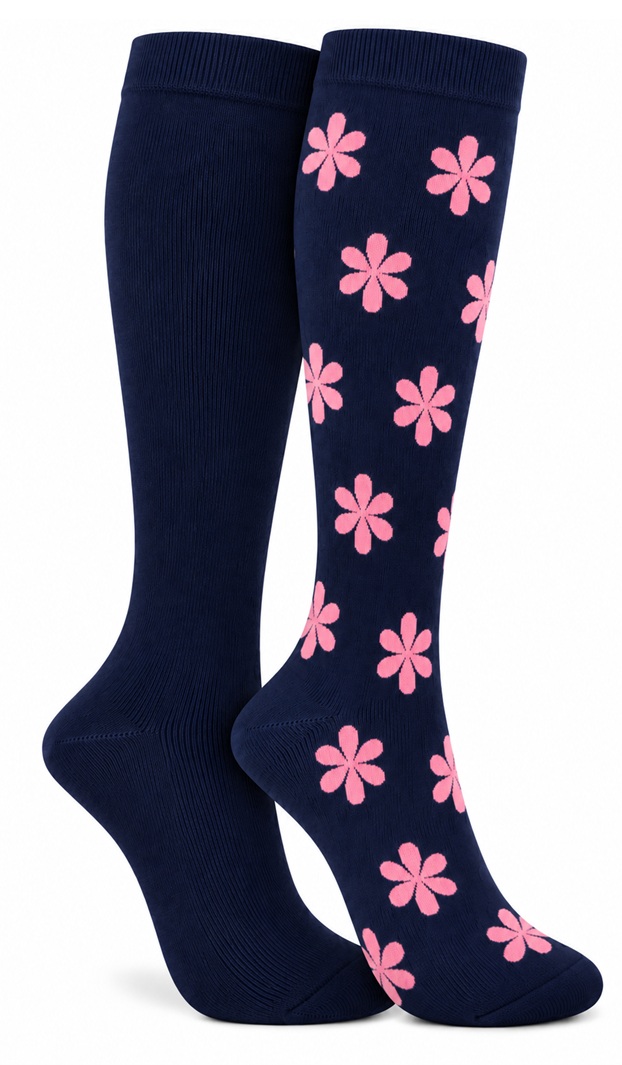 2-Pack Sthlm Sock co. Stödstrumpor Blommor