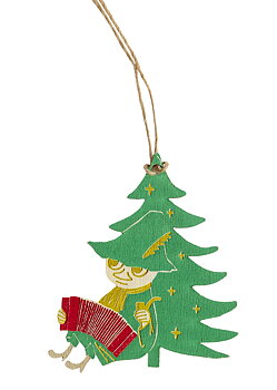 Moomin Hanging Tree Ornament - Snufkin