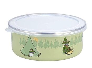 Mumin Emaljburk med lock 8 dl  - Camping