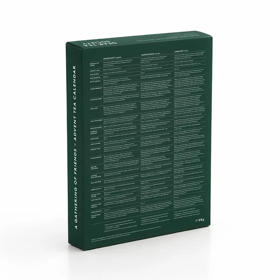 Tekalender 2026 - 24 numrerade teer i pyramidpåsar - 3