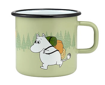 Mumin Emaljmugg 5,5 dl - Camping