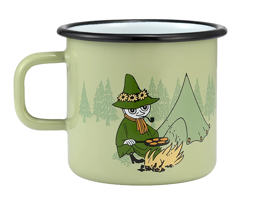 Mumin Emaljmugg 5,5 dl - Camping - 2