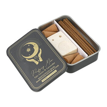 Incense Esoteric Collection Renande måne och brännare i plåtlåda