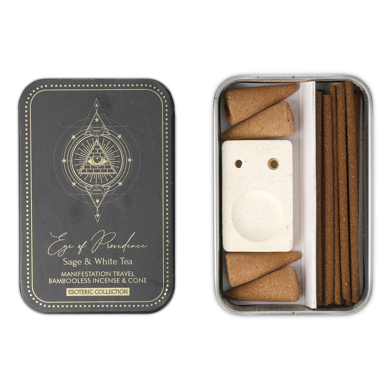Incense Esoteric Collection Försynens öga och brännare i plåtlåda - 3