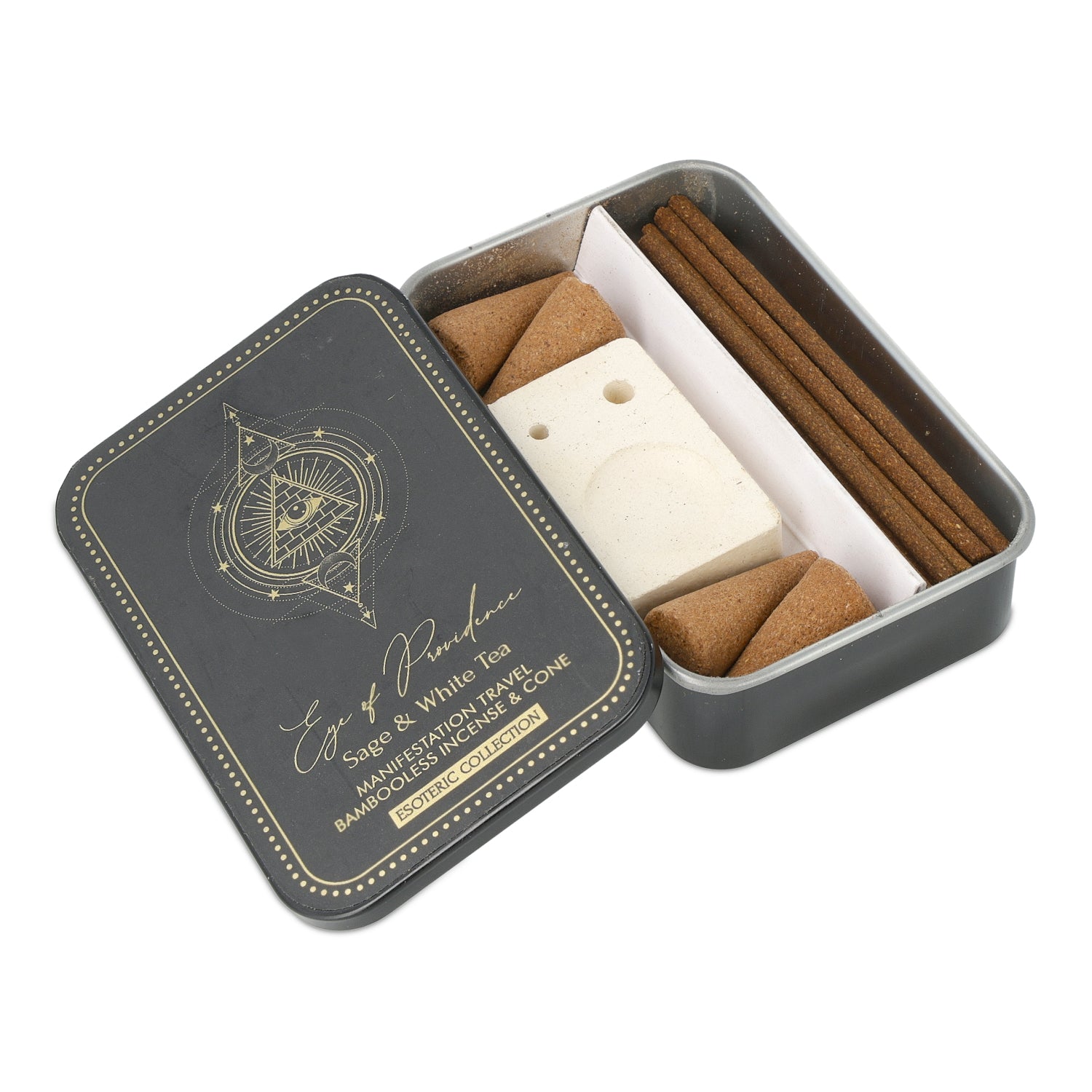 Incense Esoteric Collection Försynens öga och brännare i plåtlåda - 2