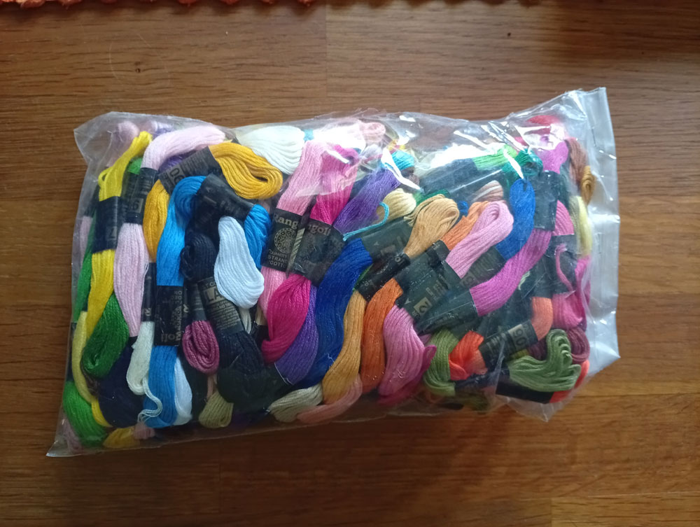 Rangoli - Premium Stranded broderigarn i 100% bomull - 100-pack