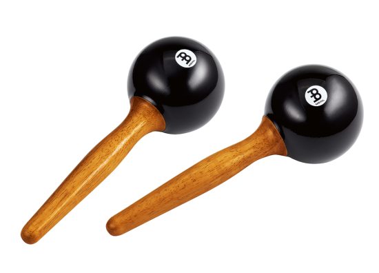 Meinl Percussion PM1BK Studio Maracas, Black