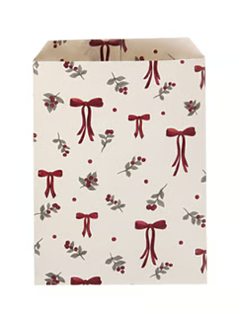 Papperspåse plan Winter Bows & Berries 