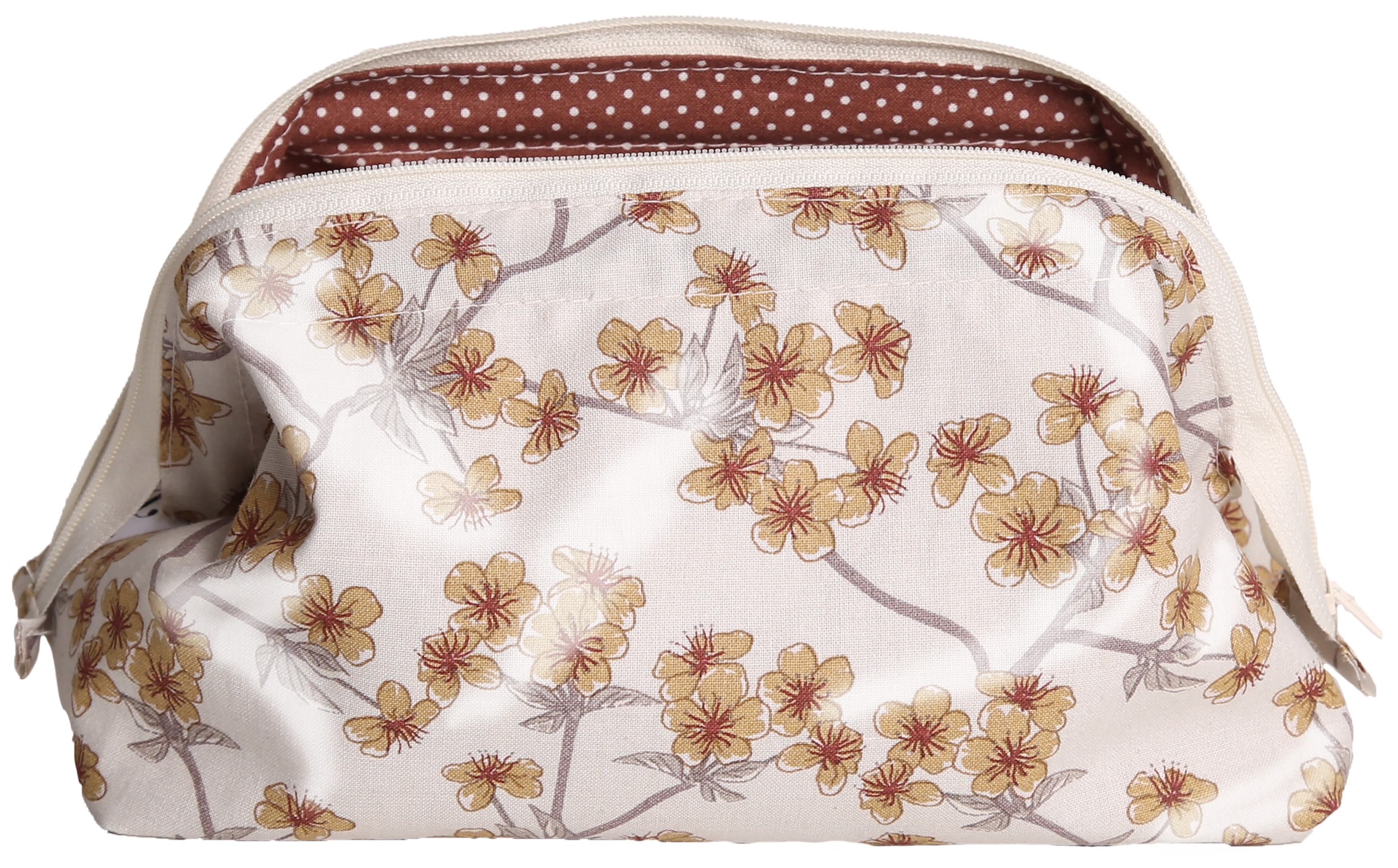 Toiletry Bag - AMALIE Creme - Medium