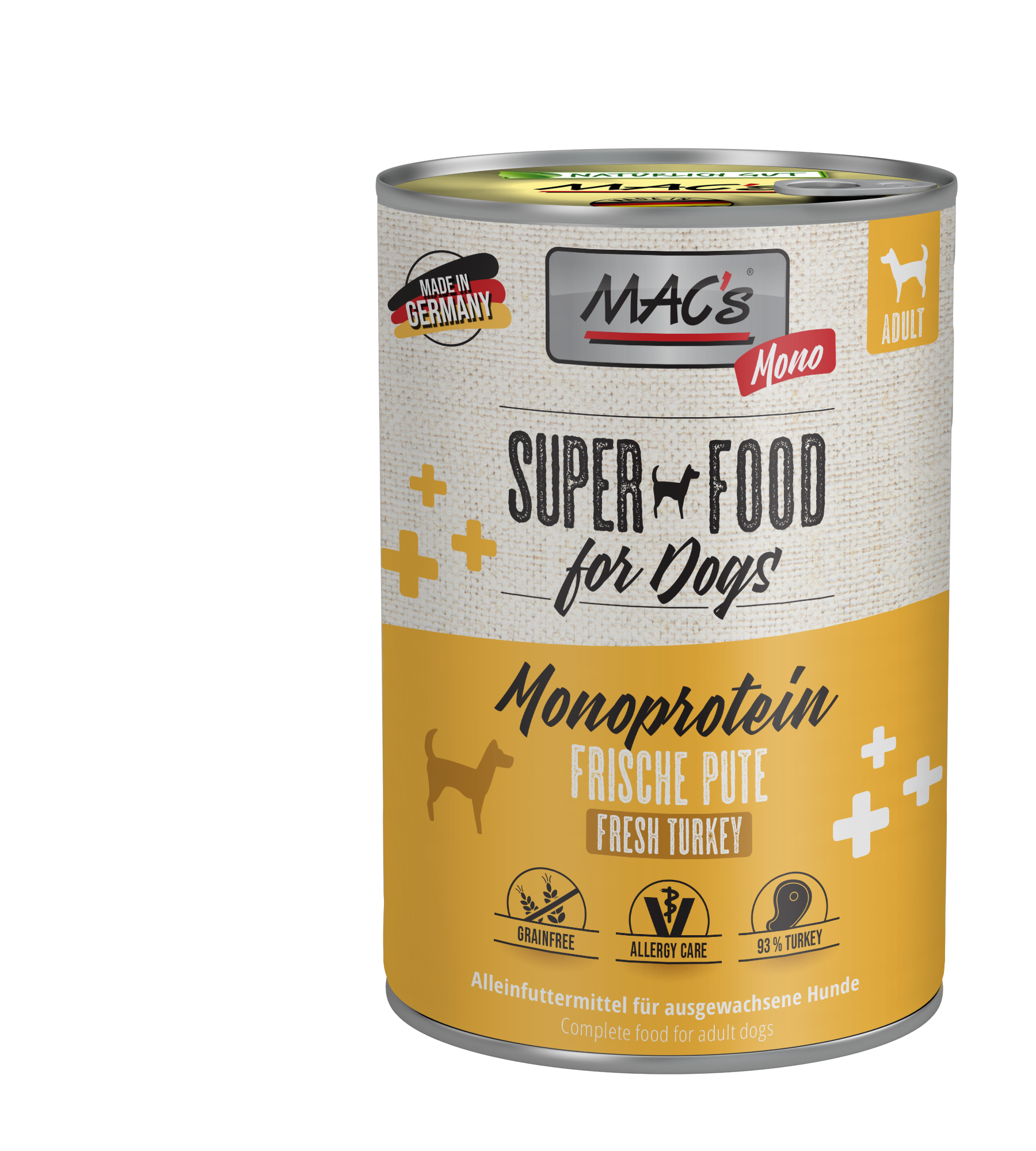 MAC's - Mono Kalkon & Sötpotatis 6 x 400 gram