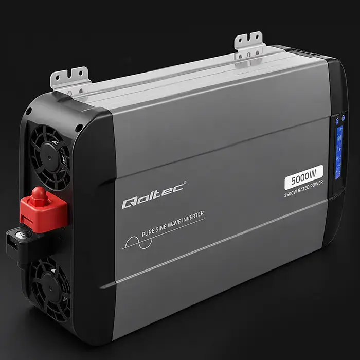 Omformare /Inverter12V till 230V - 2500/5000W - Ren sinus - QOLTEC - 8