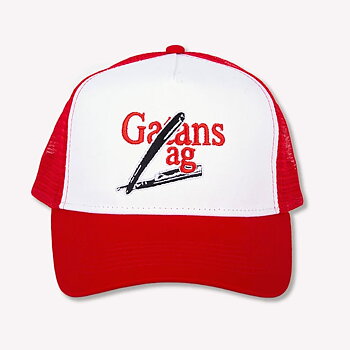 Gatans Lag - Truckerkeps (röd/vit)
