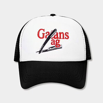 Gatans Lag - Truckerkeps (svart/vit)