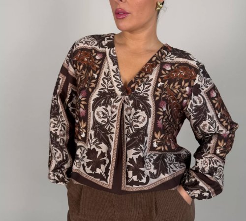 Lovisa blus brun - 2