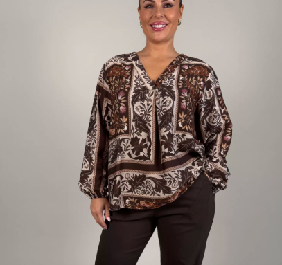 Lovisa blus brun