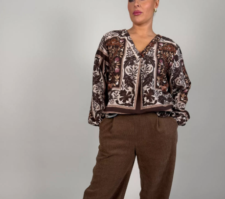 Lovisa blus brun - 3