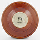 Wilhelm Kåge (1940s) Brown Bowl with Fluted Rim 14/3 cm