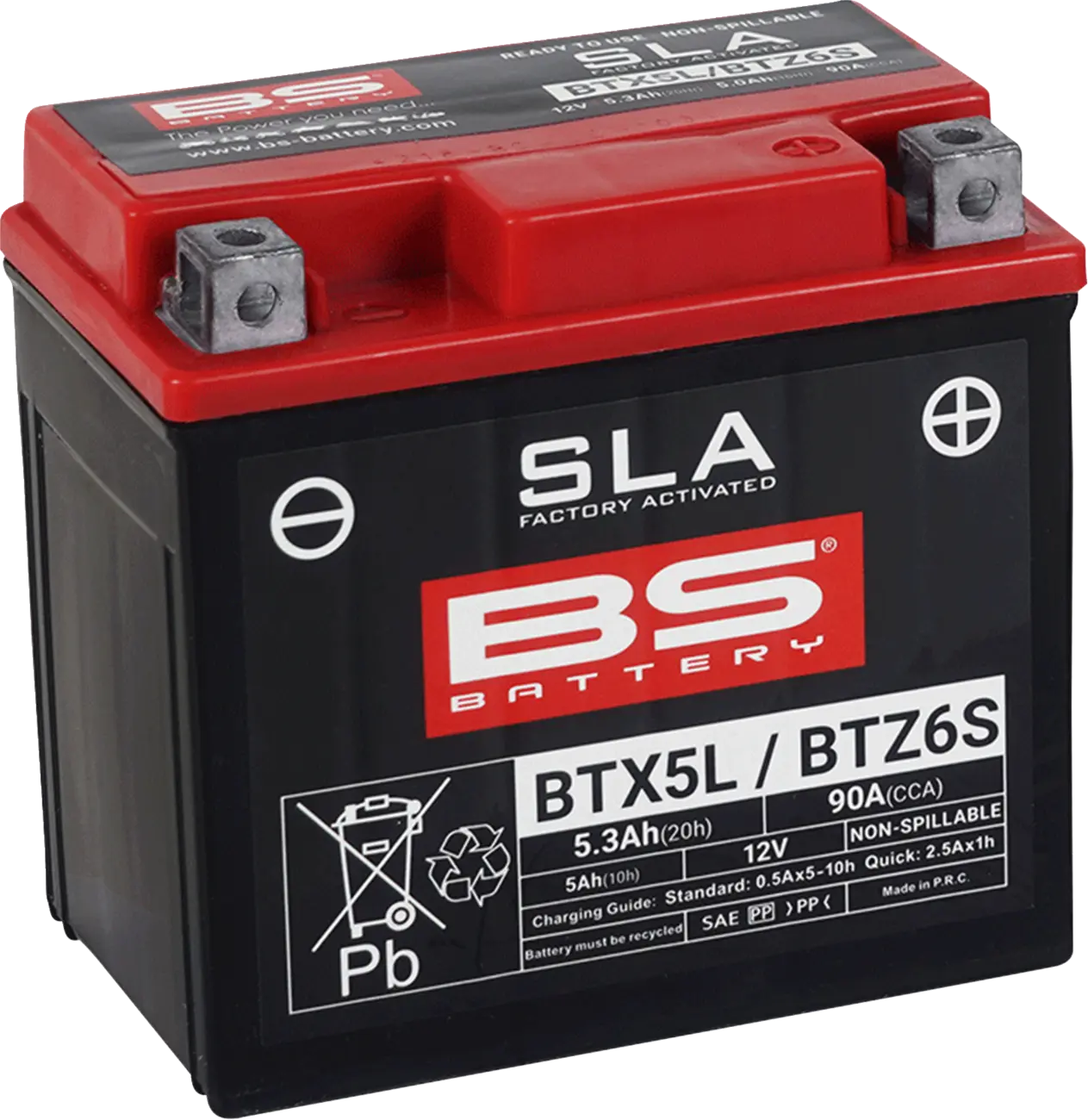 BS BATTERY BTX5L/BTZ6S SLA