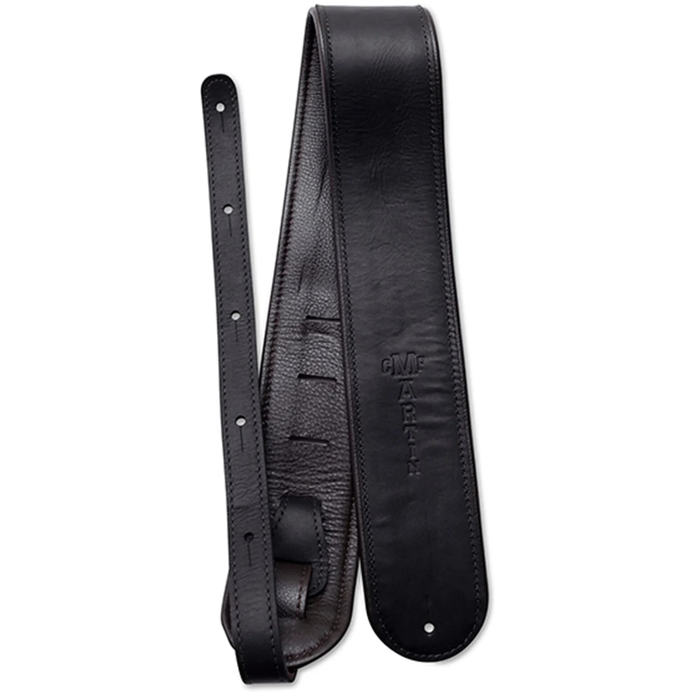 Martin Guitar 18A0029 Ball Glove Leather Strap Black - 2