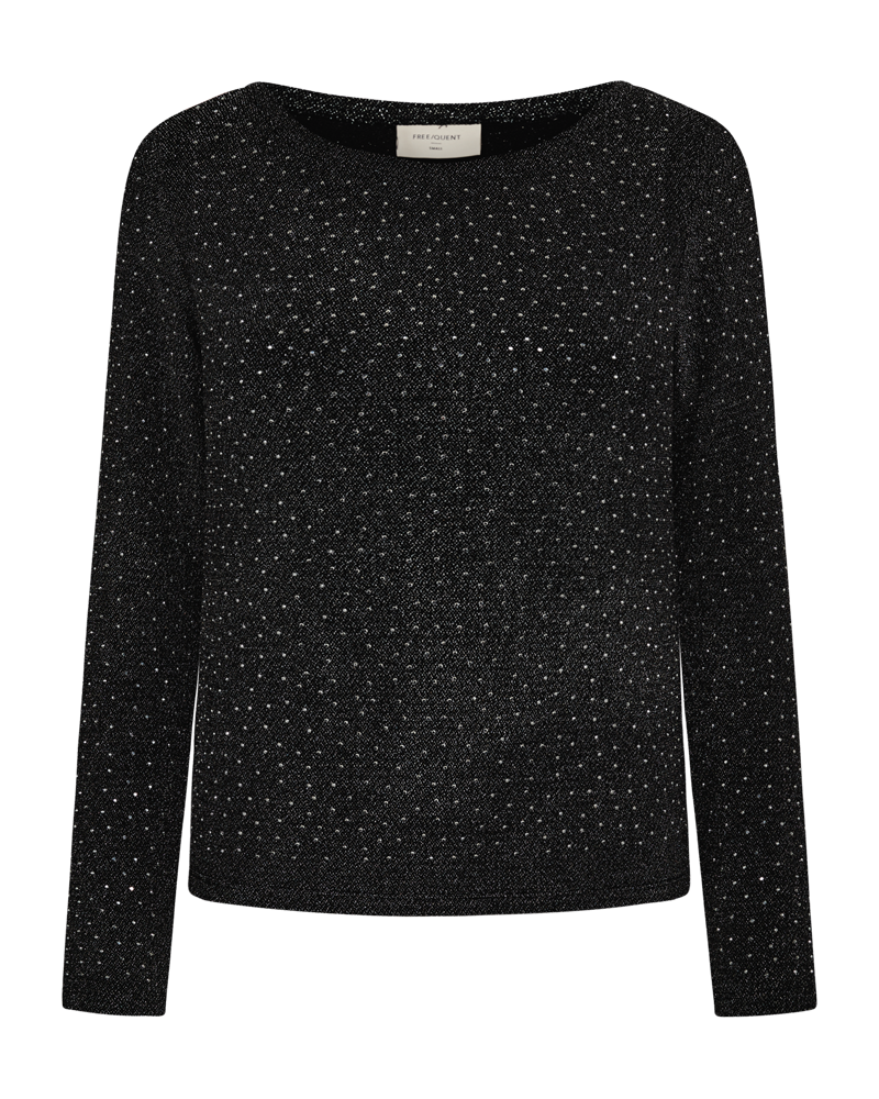 Viska blouse - Black/silver